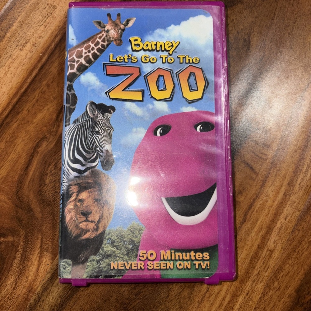 Barney Classic Collection VHS Lot of 4 White Tapes Tested and Works - Picture 4 of 13